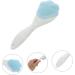 Ipetboom Silicone Face Brush Silicone Face Scrubber with Handle Cat Face Exfoliator Brush for Women (blue) Face for Women Rubber Face Scrubber Tool Deep Cleaning Miss 15.3x5.2cm Blue - Buy Online on GoSupps.com