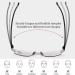 Zukky Bifocal Borderless Reading Glasses for Men & Women - Blue Light Blocking Rectangular Computer Glasses AM09 (Black 1x) - Buy Online on GoSupps.com