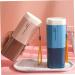Plafope Travel Toothbrush Storage Box - 3-Piece Set with Toothpaste Holder & Travel Mug - Perfect for On-the-Go Oral Care - Buy Online on GoSupps.com