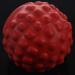 Mocuntyrp 2x PU Foam Massage Ball - Waterproof Muscle Relaxation & Fitness Therapy Ball - Easy to Clean Red Healthcare Tool for Pain Relief - Buy Online on GoSupps.com