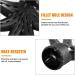 Universal Hand Shape Hair Dryer Diffuser | Premium Hair Styling Tool - Black - Buy Online on GoSupps.com