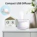 300ML Taigucat Essential Oil Diffuser | Aroma Humidifier with 14 LED Lights & USB C Cable - White | Home Bedroom Scent Nebulizer - Buy Online on GoSupps.com