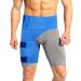 Hip Support Adjustable Neoprene Groin Compression Wrap Hip Brace Groin Strain Support with Non Slip Lining and Elastic Strap Thigh Hamstring Recovery for Quadricep Pulled Muscles Flexor Strain