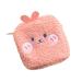 KALLORY Bunny Coin Purse 1pc Napkin Pack Cute Toiletry Bag Plush Purse Diaper Organizer Bag Zipper Storage Bags Menstrual Pad Bag Pad Pouch Mini Storage Bag Girl Plush Rabbit Coin Pouch