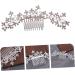 FRCOLOR Rhinestone Alloy Hair Comb bride headpieces for wedding rhinestone hair accessories flower hair accessories Wedding Bridal Hair Comb Flower Hair Comb Wedding Hair Comb the flowers - Buy Online on GoSupps.com