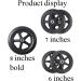 Wheelchair Accessories Front Wheel 6/7/ 8 Inches Optional with Bearing Effortless/Practical+ Easy to Use/Operations Thickened Wheel Hub for Wheelchair Assistive Devices 8 inches - Buy Online on GoSupps.com