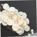 Angoily Bride Headpieces for Wedding Metal Hairpin Stick Wedding Headpiece for Bride Bridal Hair Fruit Headband Flower Hair Accessories Pore Scraper Women's Cloth Flowers Pearl - Buy Online on GoSupps.com