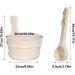 Sauna Bucket Cedar | 4L Sauna Kit Indoor Cedar | Spa and Sauna Accessories for Homes Bathrooms and Rooms Bathroom for - Buy Online on GoSupps.com