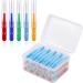 Annhua Interdental Brushes Set - 100 Pieces Tooth Cleaning Tool with Storage Box | Multi-Color Options for Dental Care - Buy Online on GoSupps.com