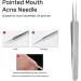 Blackhead Remover Tool JOLIFILE Upgraded 9 Pcs Pimple Popper Tool Kit Extractor Tools with Tweezers Removal Comedone Whitehead Set Large Size-Silver - Buy Online on GoSupps.com