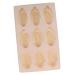 Milisten Silicone Fondant Molds Pastry Fondant Molds Vegetable Shaped Bowl Handmade Candle Molds Candy Molds DIY Cookie Molds Soap Silicone Stick Food Grade Silicone Rice Shape