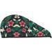 Flower Leaf Coral Velvet Dry Hair Cap | Ideal for Home Travel Pools Beaches & Baths - Quick Drying Hair Towel - Buy Online on GoSupps.com