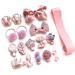 NFACE 36 pcs Hair Accessories Gift Set for Baby Girls - Bows, Ties, Barrettes, Hairpins - Multicolor Pink Gray - Toddlers and Little Girls Hair Clips - Buy Online on GoSupps.com