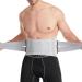 Low Back Pain Relief Belt Adjustable Lumbar Brace Scoliosis Fitness white XL - Buy Online on GoSupps.com