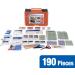 190 Piece First Aid Kit - Plastic Case | Essential Emergency Medical Supplies - Buy Online on GoSupps.com