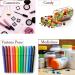 Shop Multifunctional Canvas Makeup Bag Set - 2 Portable Cosmetic Bags for Travel Office & School - Black/Gray Checkered - Buy Online on GoSupps.com