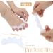 Silicone Toe Spacers & Corrector Set - 4 Pairs (White) | Toe Stretcher for Men & Women, Bunion Relief, Hammer Toe Straightener, Plantar Fasciitis Support - Buy Online on GoSupps.com