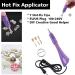 Hotfix Applicator Rhinestone Setter Kit - 7 Sizes Tips, Tweezers, Cleaning Brush, Pencils & Crystal Embellishments - Buy Online on GoSupps.com