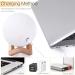 AGM 3D Moon Lamp 15cm - USB Rechargeable Touch Night Light with Wooden Stand | 5.9 Inch | Perfect for Bedrooms | 2 Colors - Buy Online on GoSupps.com