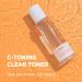 Nightingale C-Toning Clear Toner with Hyaluronic Acid & Vitamin Complex - AHA BHA PHA Niacinamide for Dull Skin - Moisturizing Brightening Hypoallergenic Korean Skin Care - Buy Online on GoSupps.com