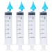 Ear Syringe Set - 4pc Soft Tip for Safe Earwax Removal - Child & Adult Friendly - Buy Online on GoSupps.com