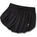 Women's Flowy Black Skort for Gym, Tennis, Running - High-Waisted Athletic Shorts for Workout and Golf - Buy Online on GoSupps.com