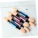 Mikinona Make Eye Shadow Brush 10pcs Women Makeup Brush Cosmetics Eye Shadow Brush Double Head Applicator Miss Blending Brush - Buy Online on GoSupps.com