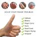 Silicone Gel Finger Protectors for Trigger Finger & Arthritis Relief (Small, Nude) - Buy Online on GoSupps.com