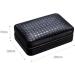 Cigars Cigar Case Travel Genuine Leather Humidor Cedar Wood Lined with Humidifier and Removable Trays Decorative Box Black - Buy Online on GoSupps.com