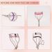 100 Pcs Eyelash Curler Refills Eyelash Curler Refill Pads Soft Rubber Curler Replacement Refills Pads for Universal Eyelash Curler with Clear Storage Box (Multicolor) - Buy Online on GoSupps.com