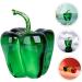 Alipis Office Decor Decorations for Home Crystal Figurines Living Room Chili Vegetable Household Fake Fruit Green 6.3x4.5cm - Buy Online on GoSupps.com