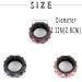 Bohend Rhinestone Hair Clip Set - 3 Pcs Ponytail Cuff Hair Jewelry for Women and Girls - Buy Online on GoSupps.com