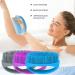 3 Pack Soft Silicone Body Scrubber Brushes - Gentle Exfoliating & Hygienic - Grey, Blue & Purple - Buy Online on GoSupps.com
