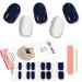 Kalolary Gel Nail Polish Strips Semi Cured Nail Gel Art Sticker Waterproof Full Nail Wraps Decal Sets with Nail File and Stick for Women Girls Nail Art Decor (UV/LED Lamp Required) (11)