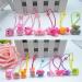 Cute Cartoon Princess Ball Hair Tie Bands - 24Pcs Assorted Colors for Girls - Buy Online on GoSupps.com