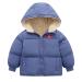 Kids4ever Baby Boys Girls Winter Coat Toddler Zipper Hooded Jacket Windproof Warm Fleece Outerwear Snowsuit with Two Pockets 12 Months-5 Years Royal Blue 3-4 Years