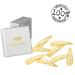 HAARallerliebst Hair Clips - 8 Shiny Gold Clips (5 cm) with White Storage Box | International Shipping - Buy Online on GoSupps.com