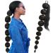 Long Bubble Ponytail Extension for Black Women 34Inch Pony Tail Extension Afro Puff Ponytail Extension Protective Style Black Ponytail Hair Extensions Kinky Straight Lantern Ponytail Wrap Around Ponytail With Hair Tie 15...