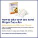 Sea-Band Ginger Capsules for Travel Sickness Relief - 20 Capsules - Buy Online on GoSupps.com
