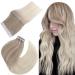 Easyouth Tape in Human Hair Extensions Balayage Blonde Tape in Hair Extensions Blonde Ombre Hair Tape in Extensions Remy 22 Inch 50g 20Pcs Invisible Tape Hair 22 Inch #18/22/60(#Nordic)