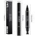 Pencil Eyeliner | Eyebrow - Double Tip Eyebrow Stencil Stamp Long-Lasting Waterproof for Sensitive Eyes and Defined Eyebrows Big - Buy Online on GoSupps.com