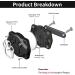 Tepimato AirTag Dog Collar Holder IP68 Waterproof Air Tag Collar Hard TPU Full Protection Compatible with Apple Airtag Air Tag. Holder for Dog Cat Collar Pet Accessories(2 Pcs Black) 2 pack Black - Buy Online on GoSupps.com