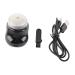 Electric Beard Trimmer Electric Beard Trimmer Automatic Portable Mesh Blade Double Ring Hair Removal for Travel (Black)