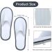 Buy Satinior 12 Pairs Disposable House Shoes - Comfortable Velvet Spa & Hotel Footwear for Men & Women | Closed Toe Design Ideal for Guests & Parties - Buy Online on GoSupps.com