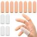 YancLife Gel Finger Protector 12 PCS Finger Cots Finger Sleeves Finger Bandages for Hand Eczema Finger Cracking or Arthritis