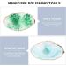 Mobestech Lot de 2 Palettes Annulaires en R sine pour Nail Art Plateau de M lange de Vernis Bleu et Vert Plaques de M lange pour Cr ation de Couleurs Usage Professionnel et Personnel - Buy Online on GoSupps.com