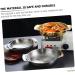 BESTonZON 4pcs Stainless Steel Seafood Pot Casserole Pot Soup Pan Japanese Omelette Pan Korean Noodle Pot Stainless Steel Pots Fish Steamer Carbon Steel Pan Nonstick Milk Round Bottom Plate Goldenx4pcs 23.5X18X3.6CMx4pcs - Buy Online on GoSupps.com