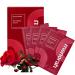 menorah skincare - Anti-Aging Serum Rescue Sheet Masks (4 Sheets) - with Goji Berry Rosehip Facial Mask Skin Firmness and Elasticity