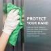 Clear Vinyl Disposable Gloves - Latex Free, Powder-Free for Kitchen Cleaning, Food Handling - 100PCS/Box - X-Large - Buy Online on GoSupps.com