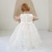 Leideur Baby Long Christening Gown | White Baptism Dress for Girls | Special Occasion Dress | 3-6 Months - Buy Online on GoSupps.com